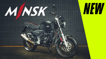 Новинки мототехники! Мотоциклы MINSK в Байк Ленд!