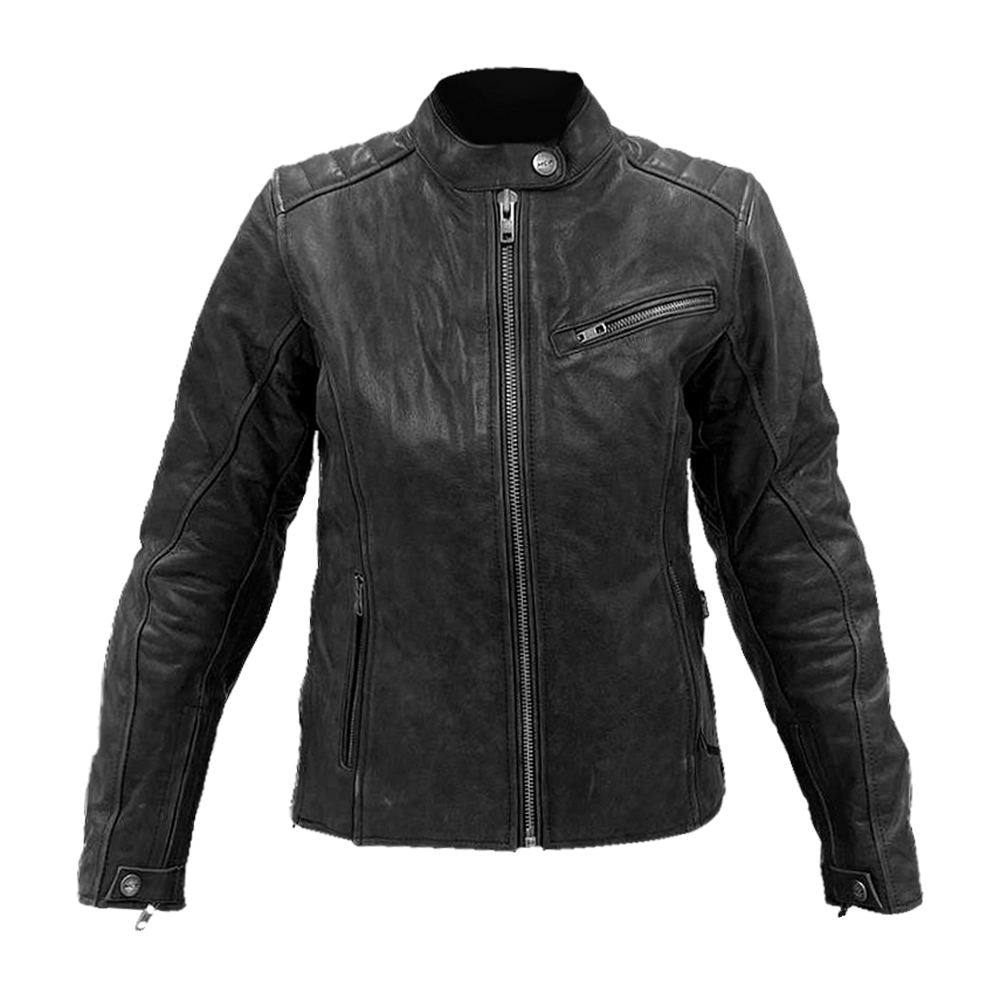 MCP Мотокуртка кожаная классическая женская CRISPY LADY LJ-2402W купить ...