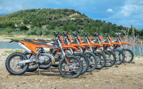 Двадцать-двадцать.Модельный ряд мотоциклов эндуро KTM 2020 года