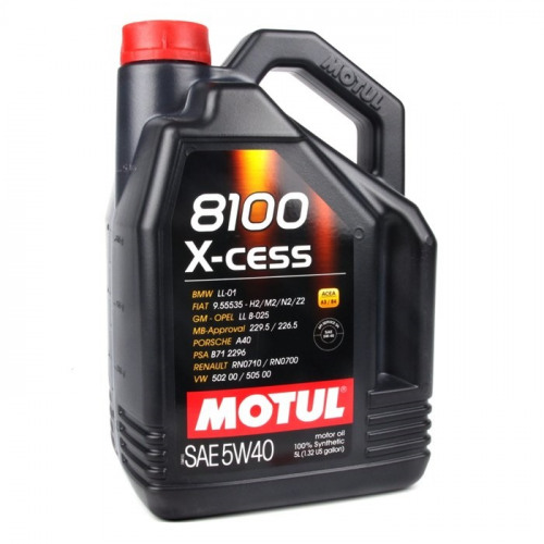 MOTUL Мотор\масло 8100 X-cess SAE 5W-40 4*5