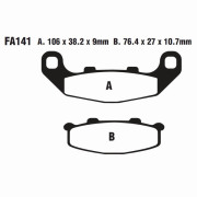 EBC Тормозные колодки органические