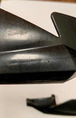 KTM Защита руля чёрн эндуро -05 (нет болтов крепления и хомутов, потертости)