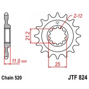 JT Звезда цепного привода JTF824.15