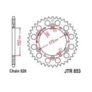 JT Звезда цепного привода JTR853.44
