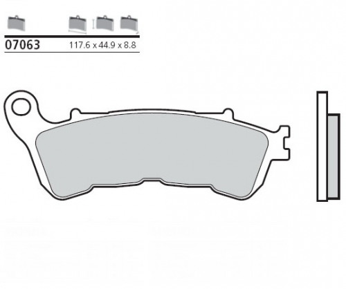 BREMBO Тормозные колодки