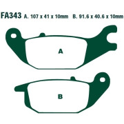 EBC Тормозные колодки органические