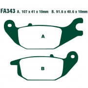 EBC Тормозные колодки органические