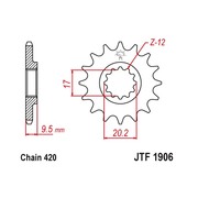 JT Звезда цепного привода JTF1906.13