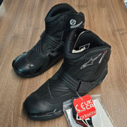 ALPINESTARS Мотоботы SMX-1 R V2 (сорвана собачка на молнии  правого ботинка)