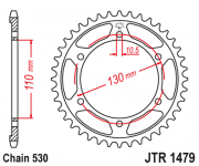 JT Звезда цепного привода JTR1479.43ZBK