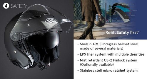 SHOEI Мотошлем J-Cruise II PLAIN