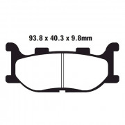 EBC Тормозные колодки органические для скутера