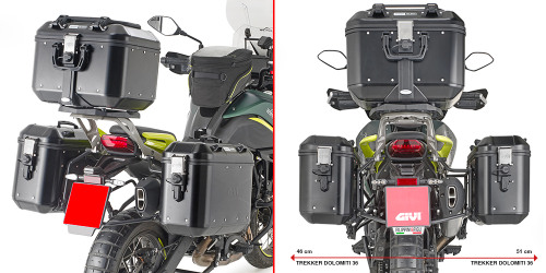GIVI Крепление боковых кофров BENELLI TRK702 (23 > 24)