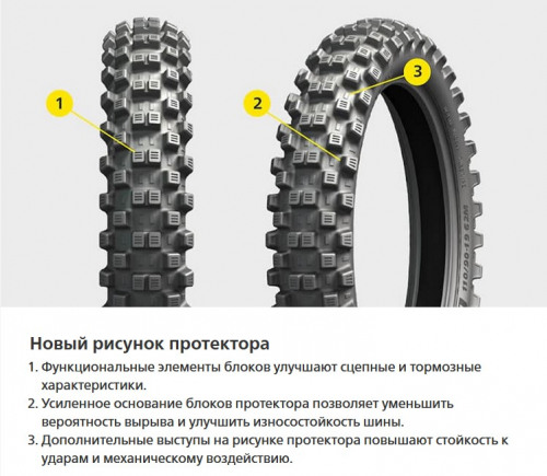 MICHELIN 110/90 - 19 M/C 62R TRACKER R TT шина