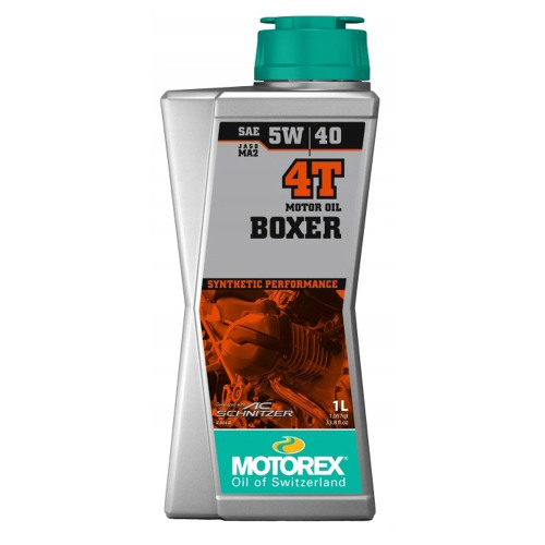 MOTOREX Масло моторное BOXER 4T SAE 5W/40 JASO MA2 1 л