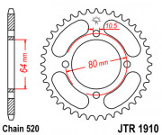JT Звезда цепного привода JTR1910.32