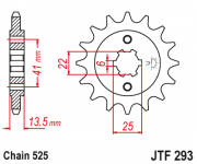 JT Звезда цепного привода JTF293.16