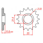 MTX Звезда цепного привода аналог JTF583.15