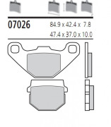 BREMBO Тормозные колодки