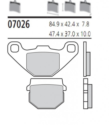 BREMBO Тормозные колодки