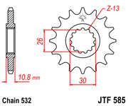 JT Звезда цепного привода JTF585.17
