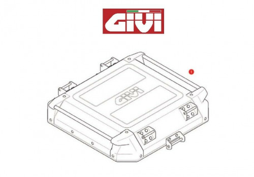 GIVI  Крышка из алюминия для OBKN58B