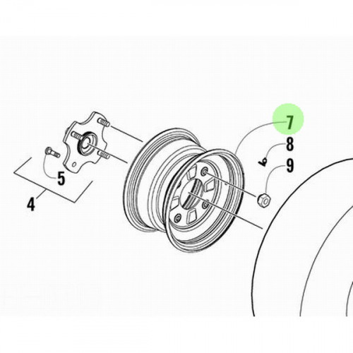 ARCTIC CAT Колесный диск
