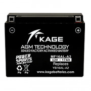 KAGE Аккумулятор AGM YB16AL-A2