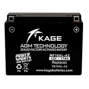 KAGE Аккумулятор AGM YB16AL-A2