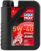 LIQUI MOLY Синт-ое мот.масло д/4-т.мотоц. Motorbike 4T Synth Offroad Race 5W-40 SN Plus MA2 (1л)