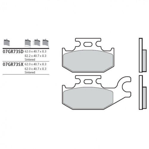 BREMBO Тормозные колодки