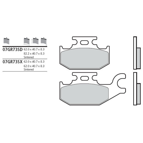 BREMBO Тормозные колодки
