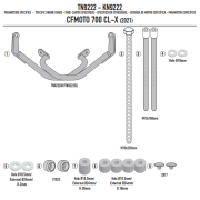 GIVI Дуги безопасности CFMOTO 700 CL-X (2021)