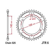 JT Звезда цепного привода JTR6.42