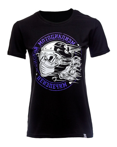 ВОЛГА WEAR Футболка женская "Мотоциклизм"
