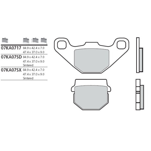 BREMBO Тормозные колодки