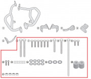 GIVI Комплект болтов для TN1162