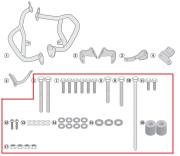 GIVI Комплект болтов для TN1162