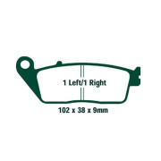 EBC Тормозные колодки синтетические для скутера