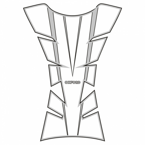 OXFORD Наклейка на бак Arrow Tank Bumper White