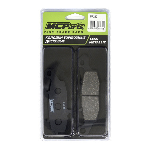 MCP Тормозные колодки аналог FA229 (LESS METALLIC)