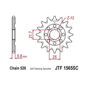 JT Звезда цепного привода JTF1565.14SC