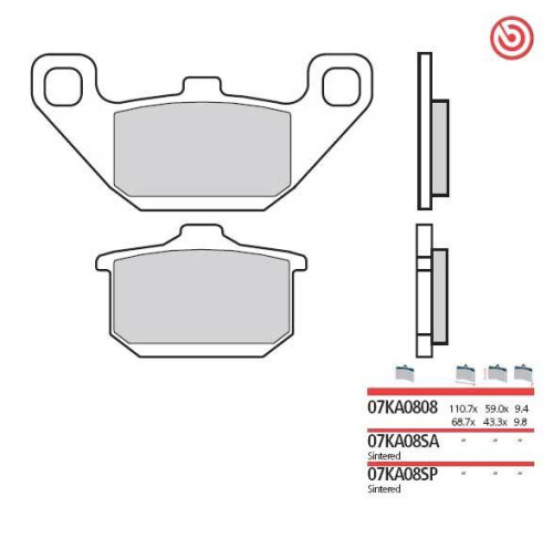 BREMBO Тормозные колодки