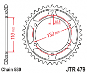 JT Звезда цепного привода JTR479.42