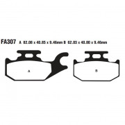 EBC Тормозные колодки синтетические для квадроциклов