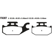 EBC Тормозные колодки синтетические для квадроциклов