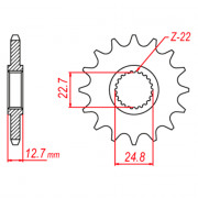 MTX Звезда цепного привода аналог JTF3323.22