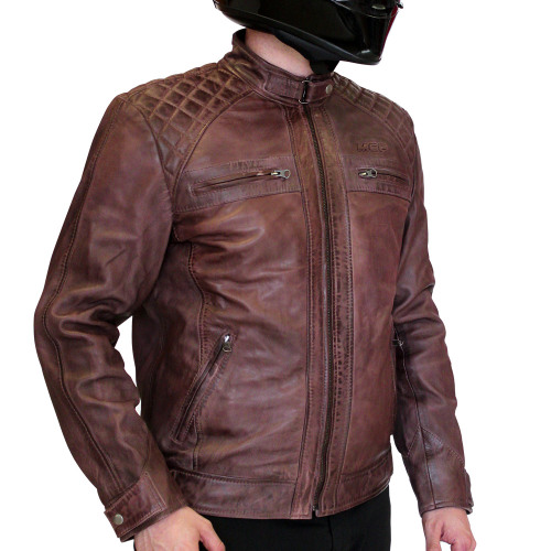 Мотокуртка кожаная классическая Turtle (нет плечевых вкладок, облезла кожа на головой застежке)