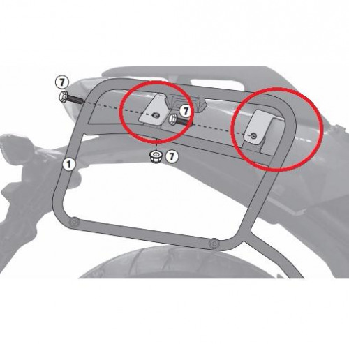 GIVI Крепление кофра PL1146-PLX1146