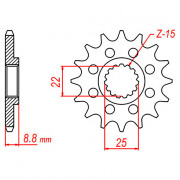 MTX Звезда цепного привода аналог JTF1901.13